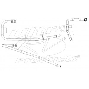 W0003358  -  Tube Asm - Fuel Return, Tank/Filter